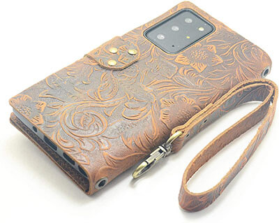 JJNUSA Handmade Genuine Distressed Leather Wallet
