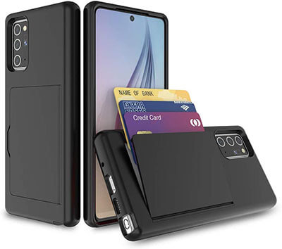 YYSHO Slim Shockproof Wallet Case for Galaxy Note 20 Ultra 5G
