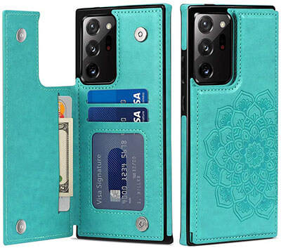 COOYA for Galaxy Note 20 Ultra Wallet Case with Card Holder
